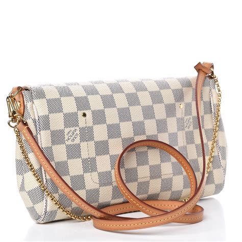 Louis Vuitton Favorite Damier Azur MM White/Blue .